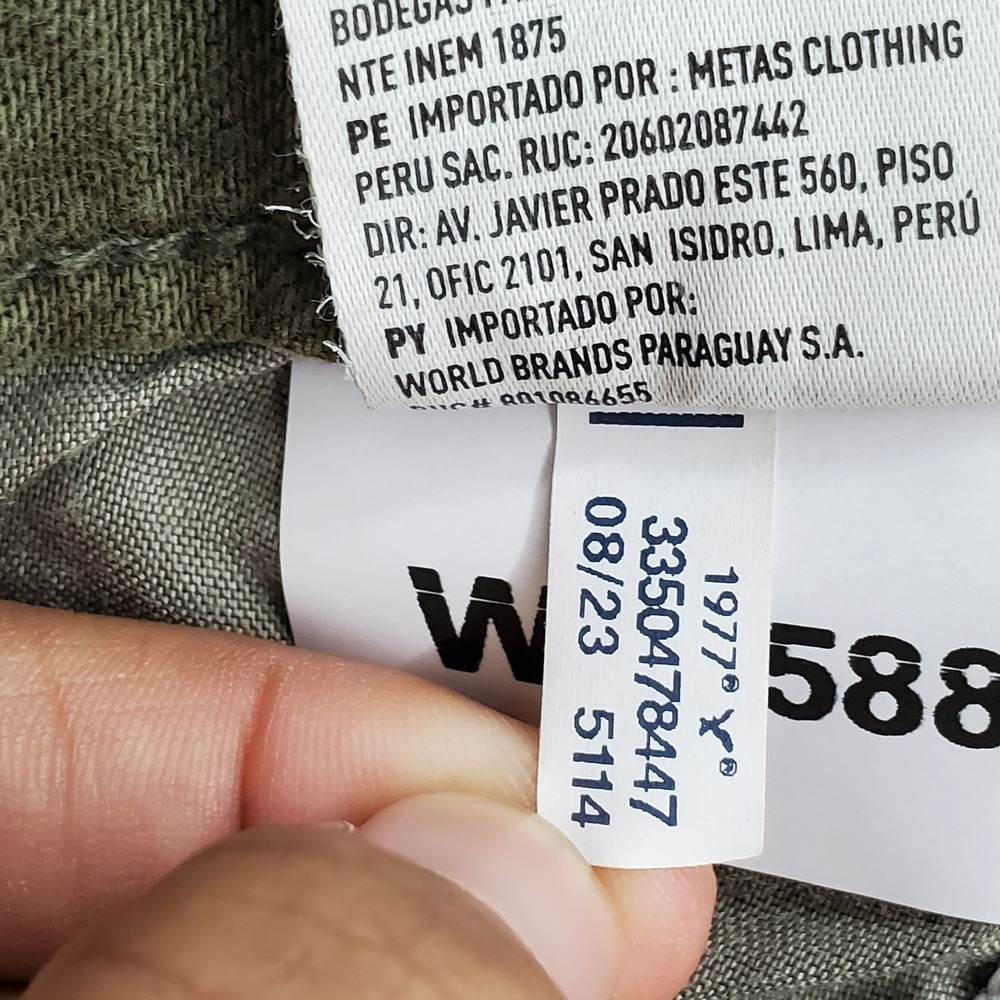 American Eagle Outfitters Women Pants 12 Green Cargo Wide-Leg High Rise Baggy - Picture 10 of 15